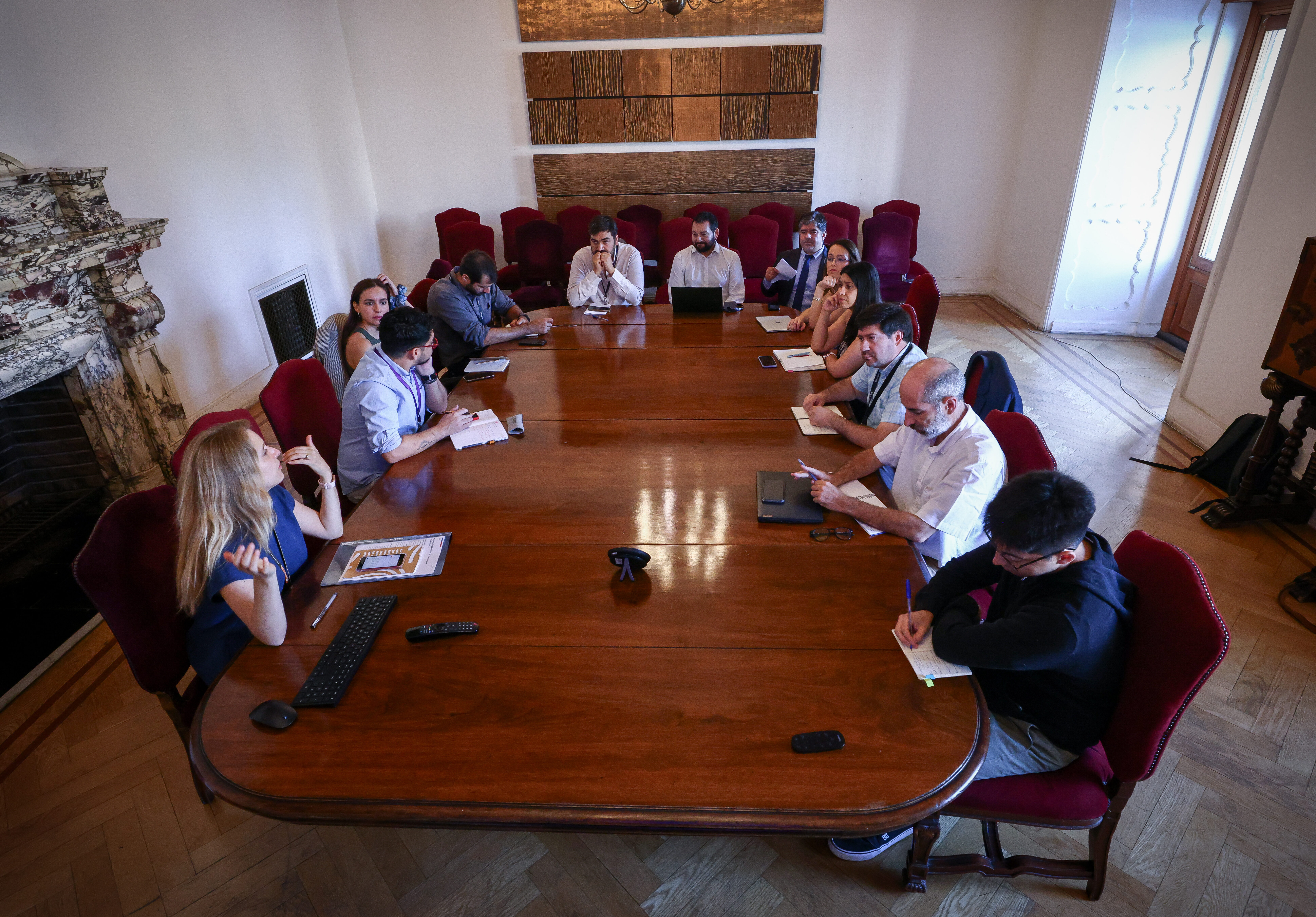 COSOC SEGPRES realiza proyección del trabajo para 2025